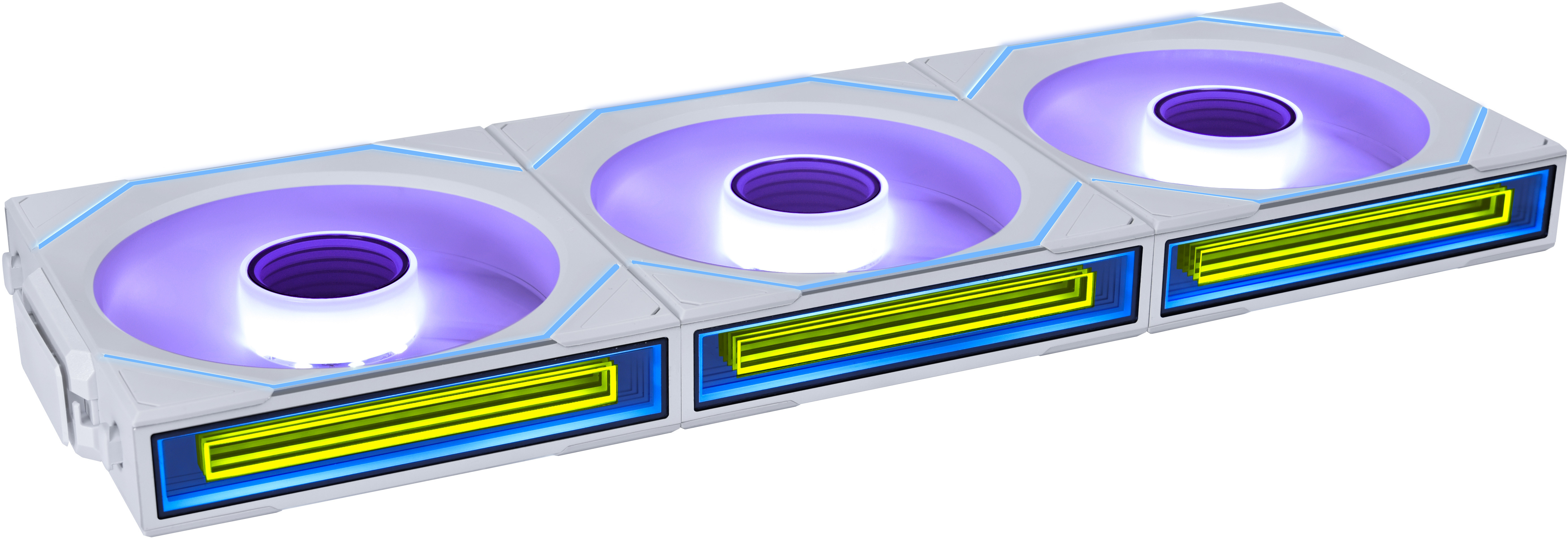 Lian Li - Ventilador Lian Li UNI FAN SL120 Infinity Wireless RGB PWM Blanco 120mm (Pack 3)