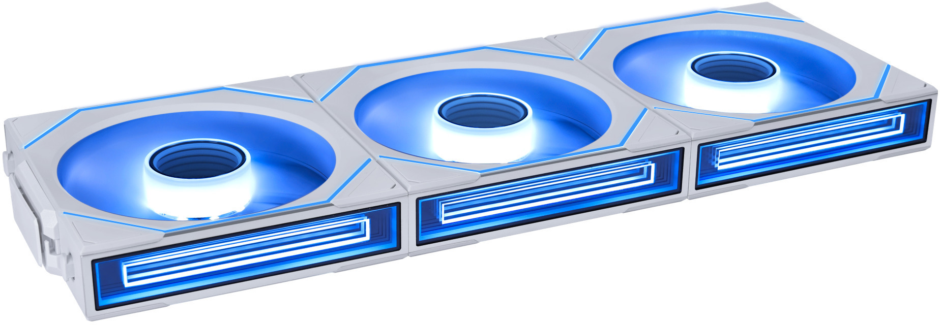 Lian Li - Ventilador Lian Li UNI FAN SL120 Infinity Wireless RGB PWM Blanco 120mm (Pack 3)