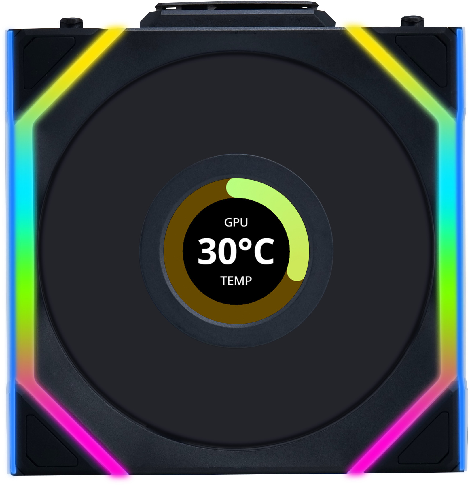 Lian Li - Ventilador Lian Li UNI FAN SL120 LCD Wireless RGB PWM Negro 120mm