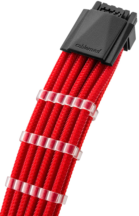 CableMod - Cable CableMod C-Series Pro ModMesh 12VHPWR 3x PCI-e para Asus/Seasonic 60cm Rojo