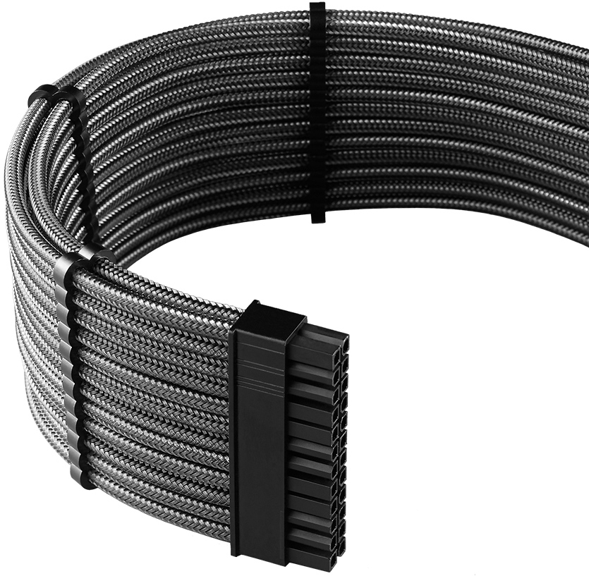 CableMod - Kit de Cable CableMod C-Series Pro ModMesh 12VHPWR para Corsair RM, RMi, RMx Black Label Carbono