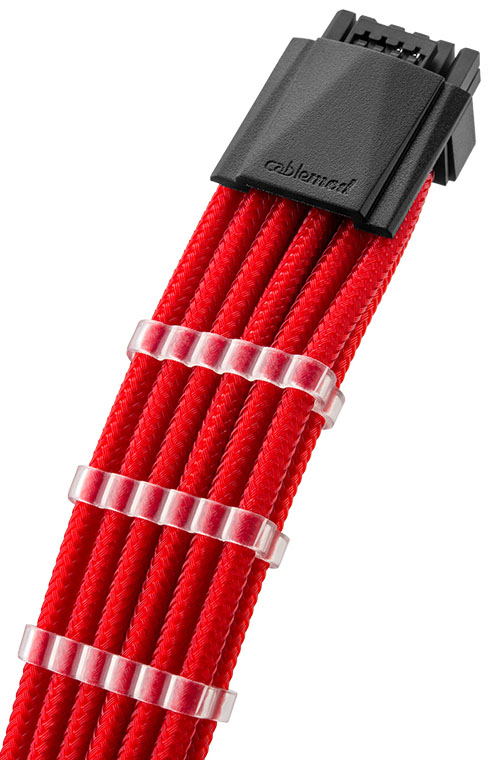 CableMod - Kit Extensión CableMod Pro ModMesh 12VHPWR para 3x PCI-e 45cm Rojo