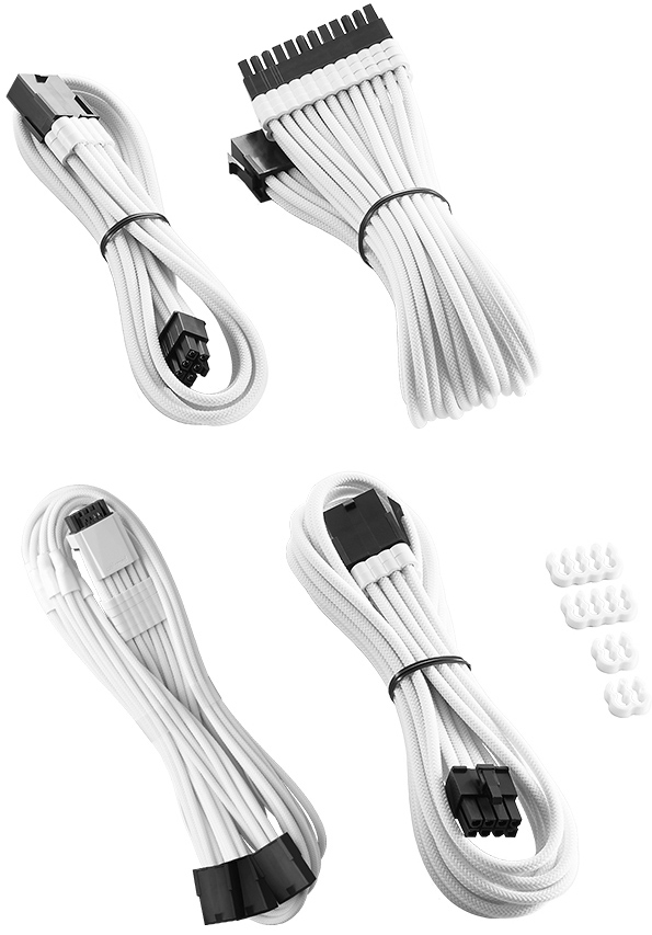 CableMod - Kit Extensión CableMod Pro ModMesh 12VHPWR para 3x PCI-e 45cm Blanco