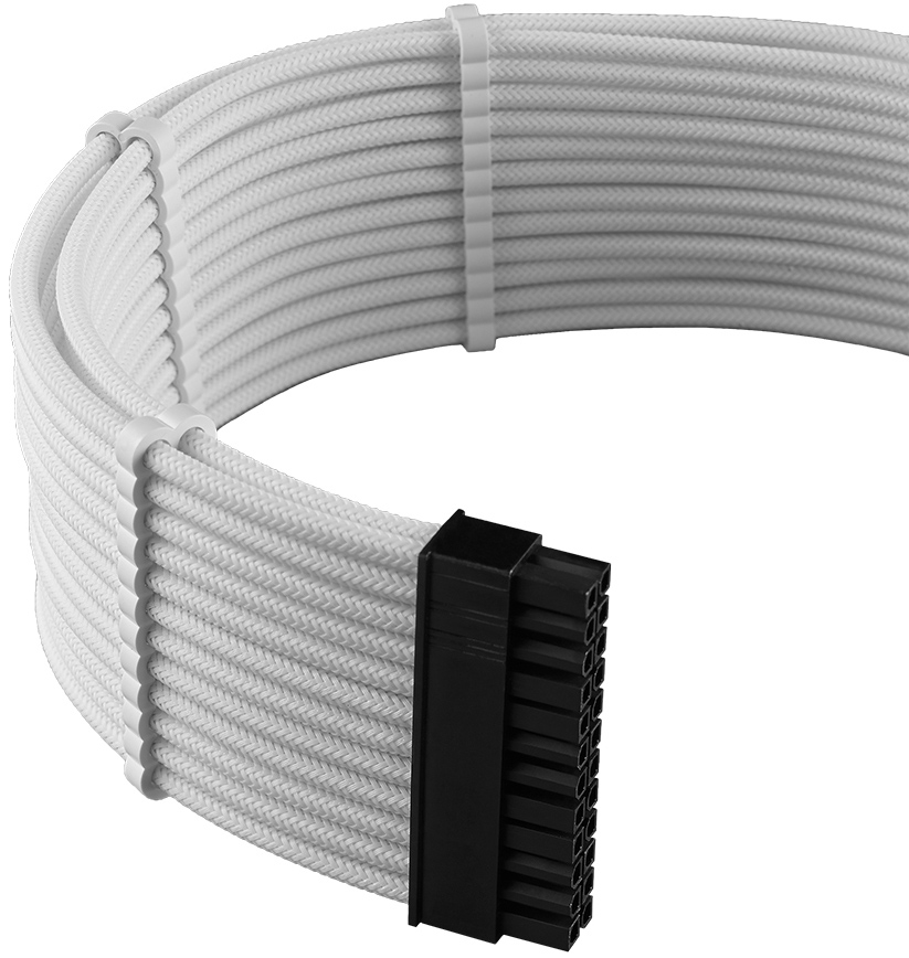 CableMod - Kit de Cable CableMod C-Series Pro ModMesh 12VHPWR para Corsair RM, RMi, RMx Black Label Blanco