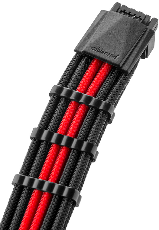 CableMod - Kit de Cables Duplo CableMod RT-Series Pro ModMesh 12VHPWR para ASUS/Seasonic Negro y Rojo