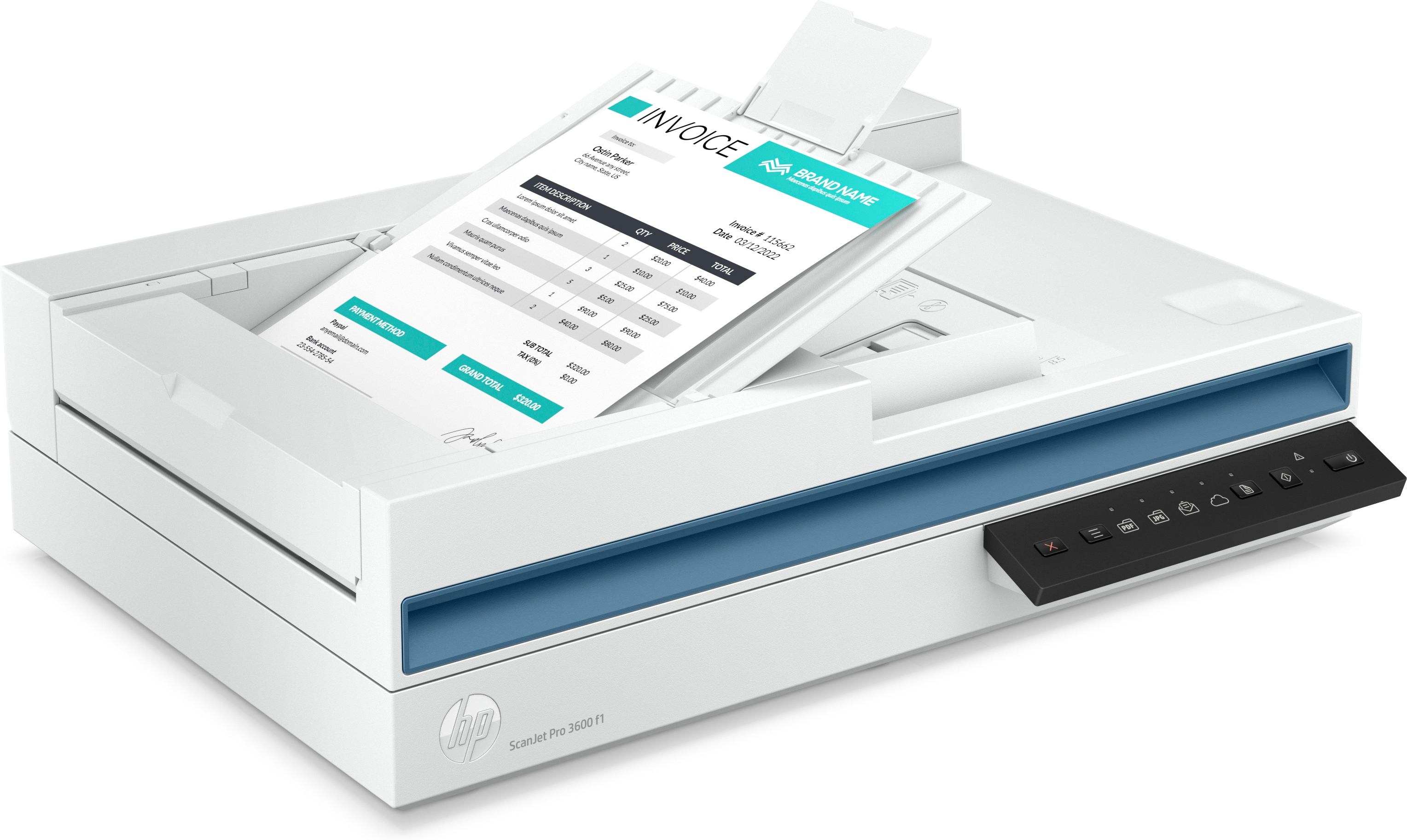  - Scanner de Mesa HP ScanJet Pro 3600 f1