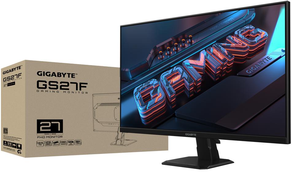 Gigabyte - Monitor Gigabyte 27" GS27F IPS FHD 165Hz 170Hz OC 1MS