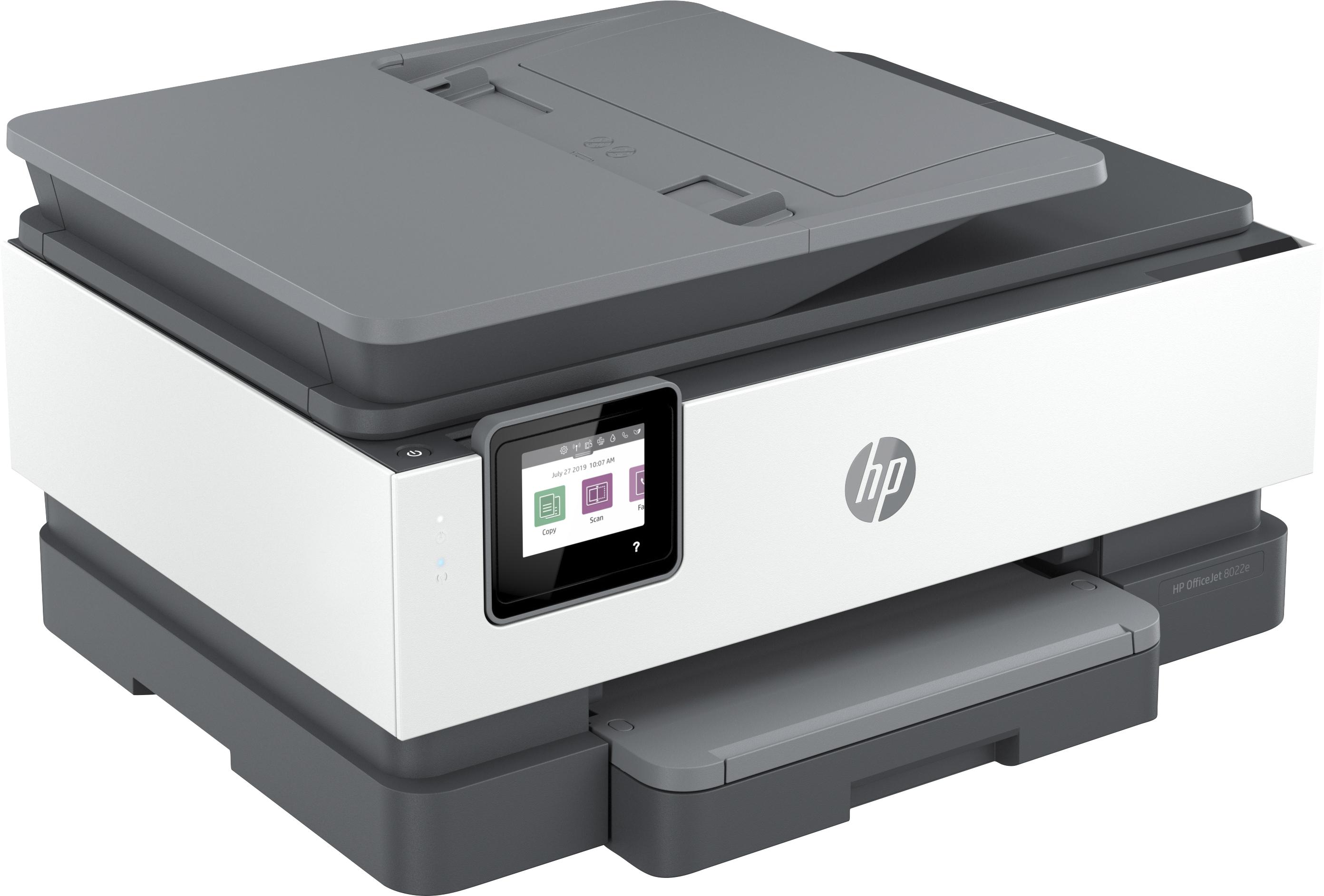 HP - Impresora Inyección de Tinta HP OfficeJet 8022e, HP+, USB, Ecrã tátil Elegível para HP - Instant Ink