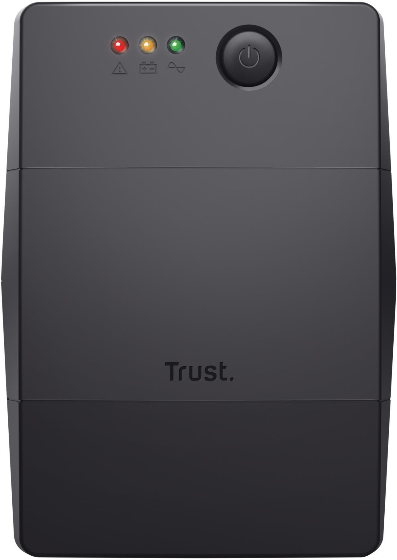 Trust - UPS Trust Ininterrumpida 800VA con 2 Tomas Eléctricas