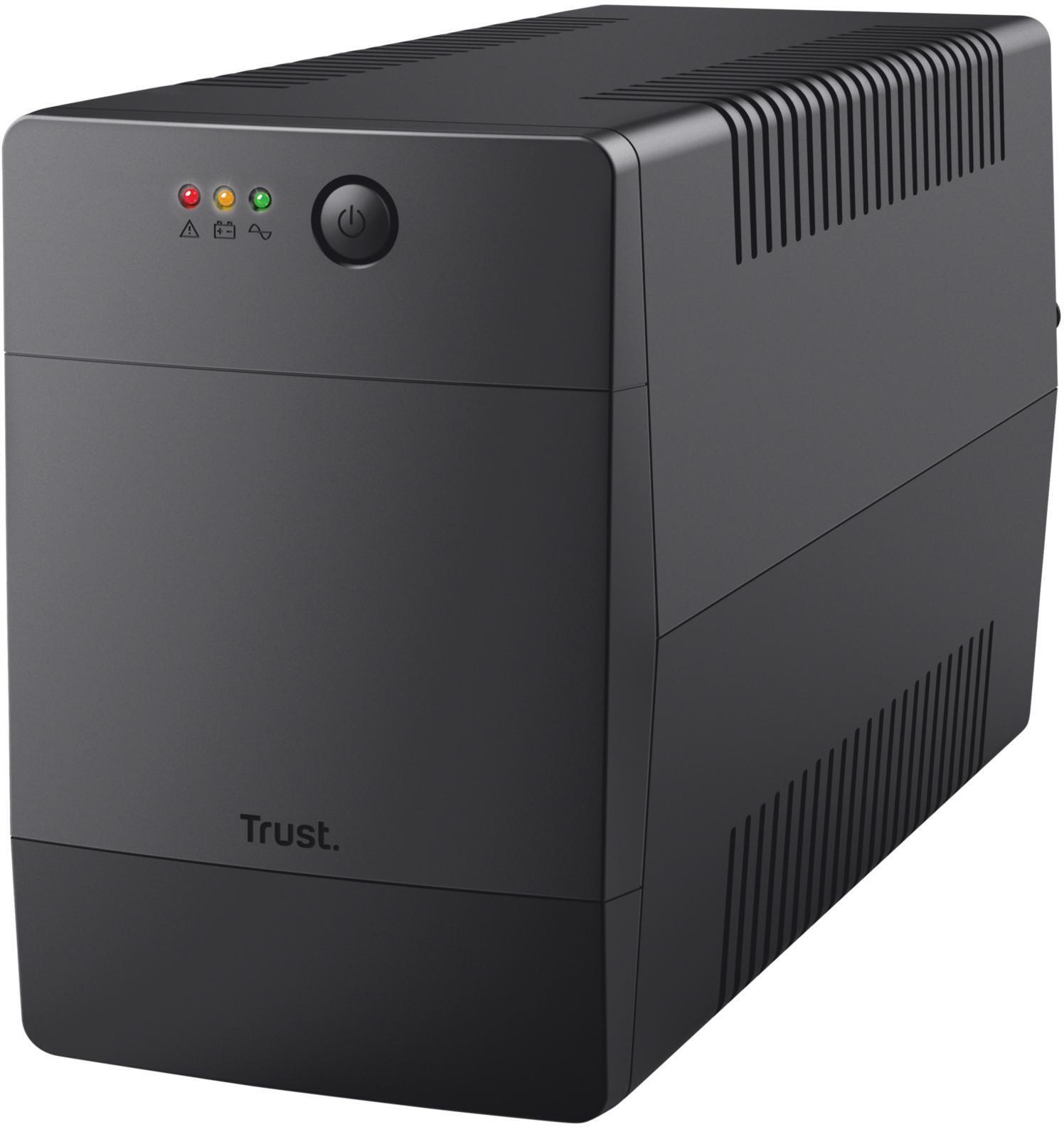 Trust - UPS Trust Ininterrumpida 1000VA con 4 Tomas Eléctricas