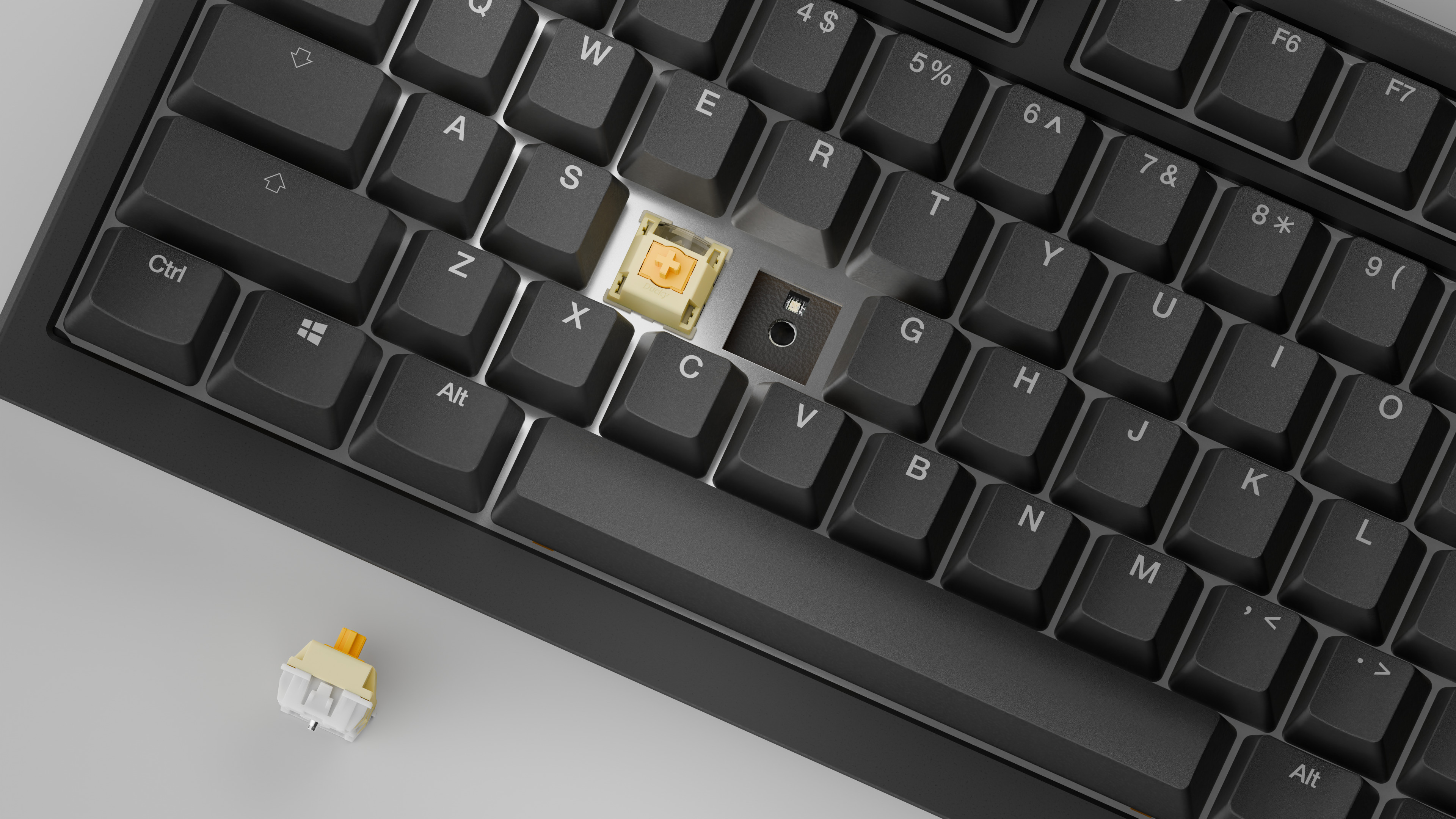 Ducky - Teclado Mecânico Ducky One X 100% Wireless Black RGB Ducky Linear Inductive Switch (ES)