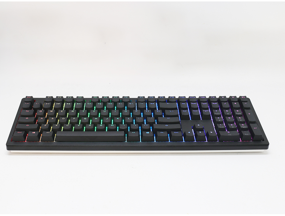 Ducky - Teclado Mecânico Ducky Zero 6108 100% Classic Black RGB Tri-Mode Connect MX2A-Brown (ES)