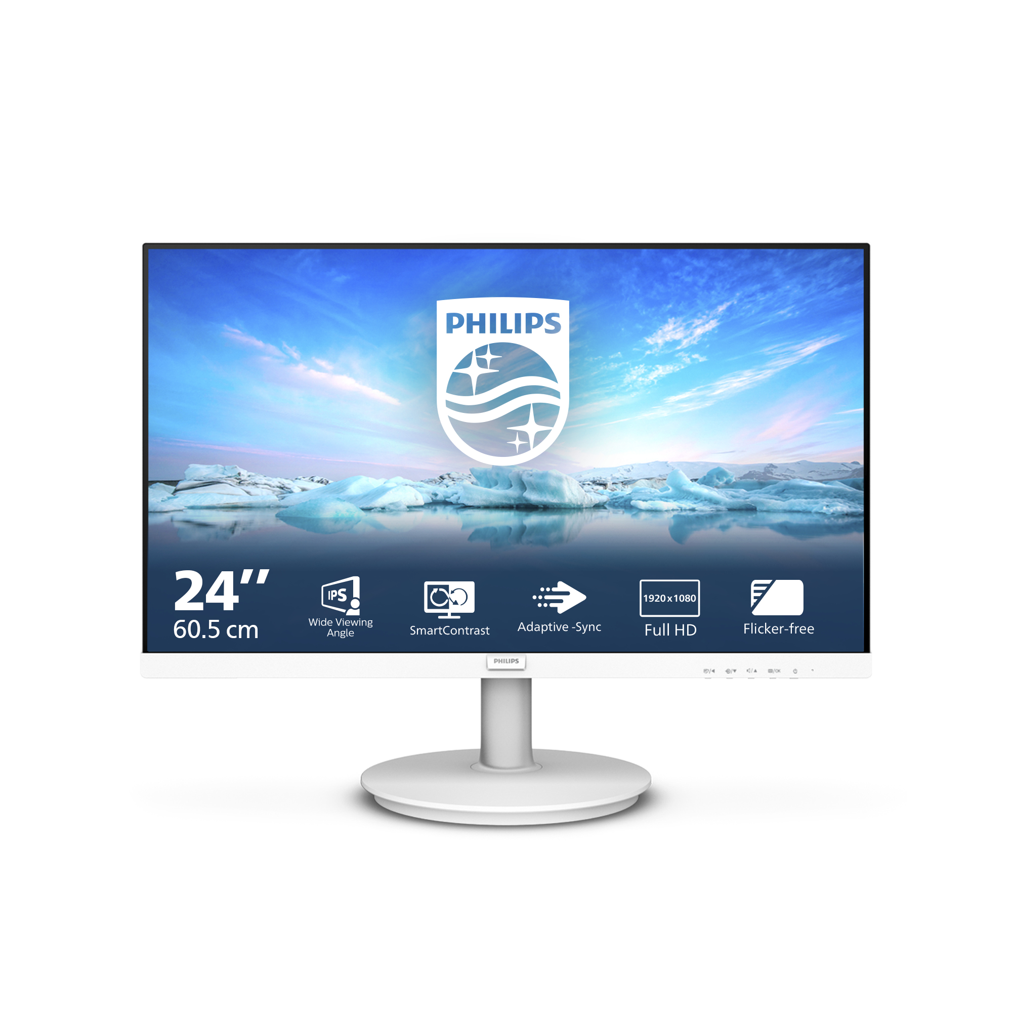 Philips - Monitor Philips V-Line 24" 241V8AW IPS FHD 75Hz Altavoces integrados