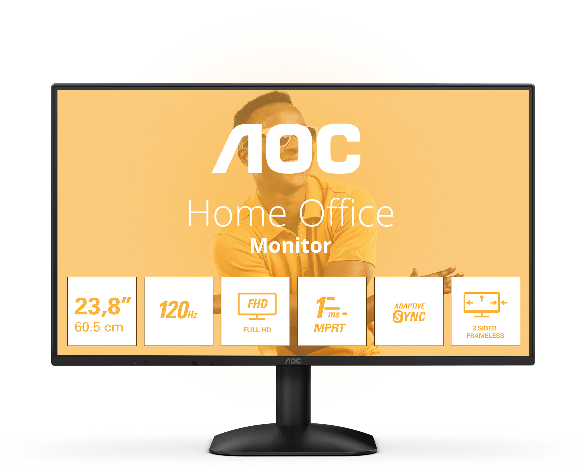 Monitor AOC 23.8" 24B31H IPS FHD 120Hz 1ms