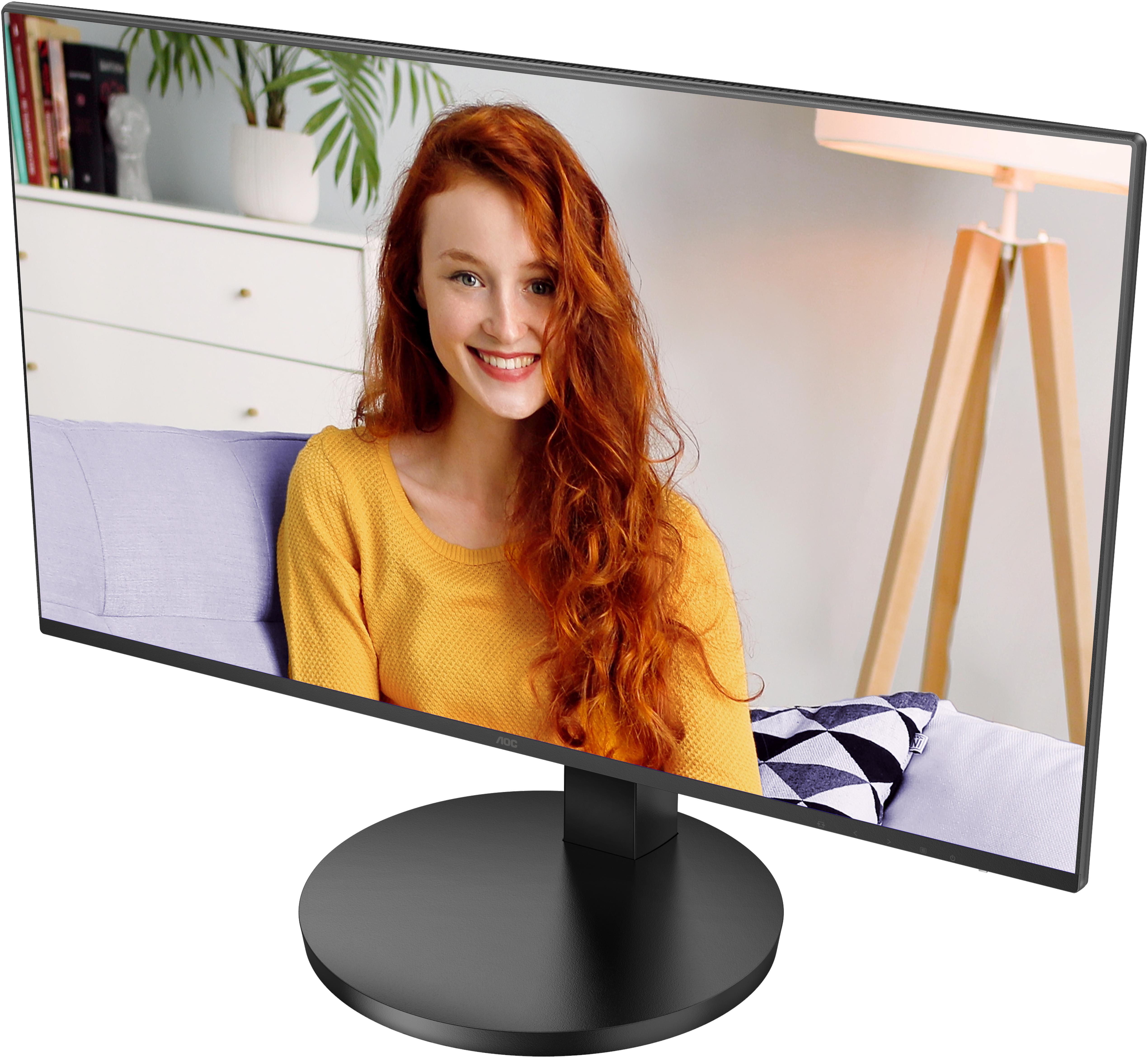 AOC - Monitor AOC 24" 24B3CF2 IPS FHD 100Hz 1ms USB-C (65W) c/colunas