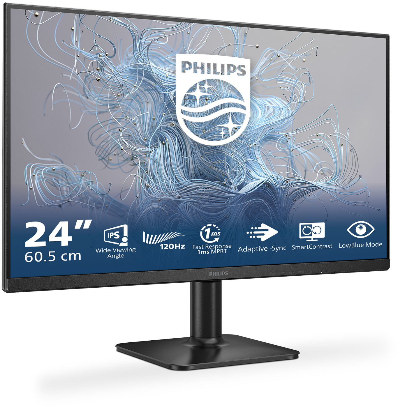  - Monitor Philips Série 1000 24" 24E2N1110 IPS FHD 120Hz 1ms