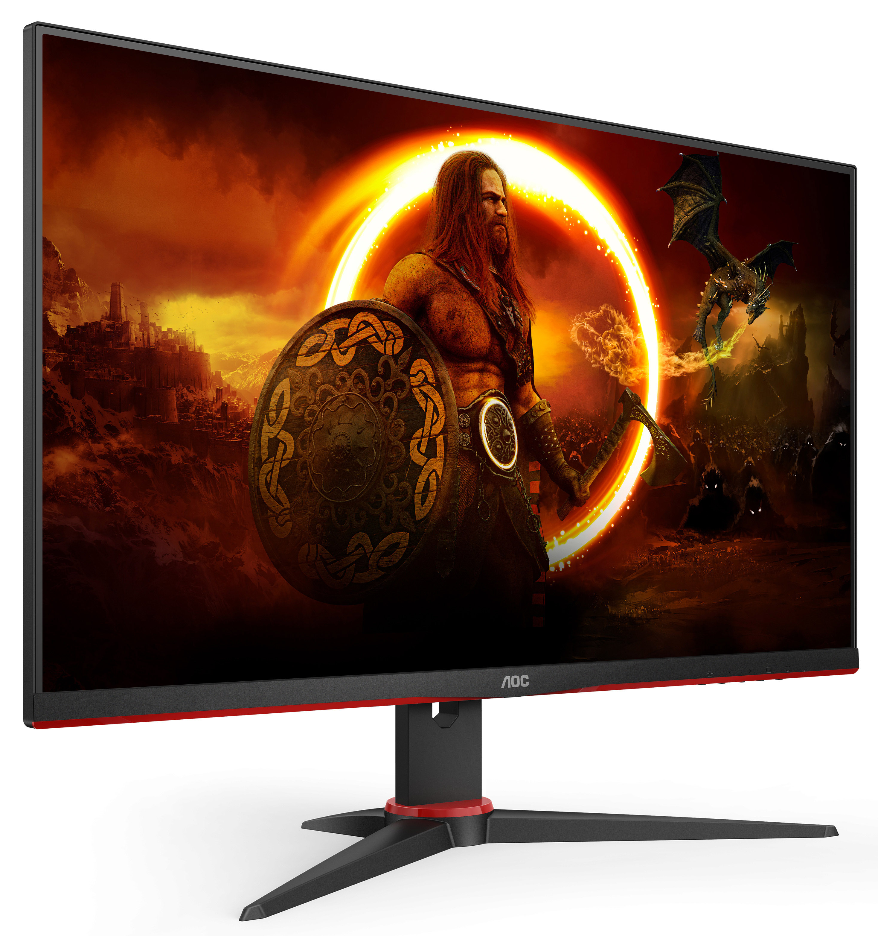 AOC - Monitor AOC Gaming 23.8" 24G2SPAE/BK IPS FHD 165Hz 1ms Freesync Premium