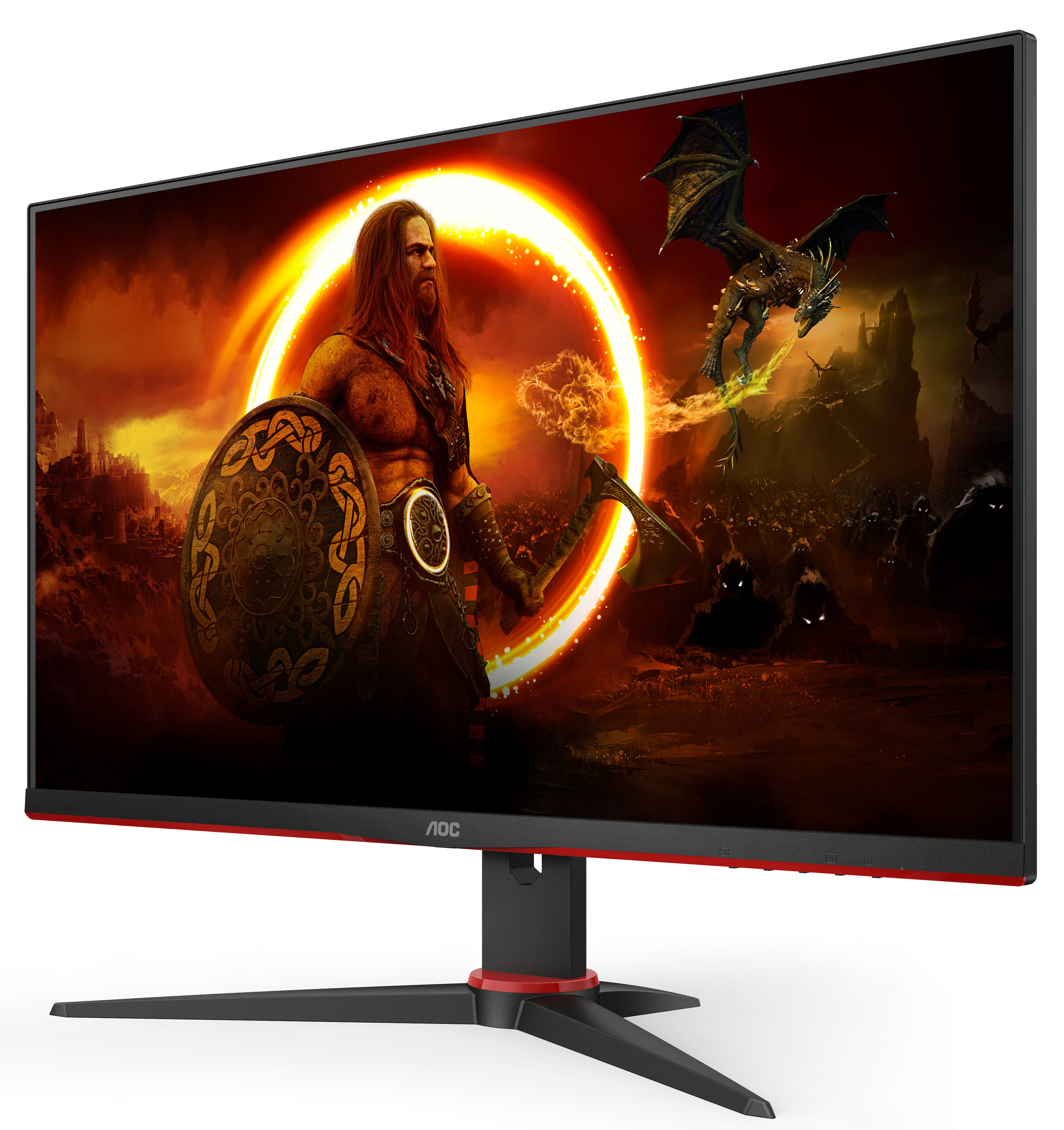 AOC - Monitor AOC Gaming 23.8" 24G2SPAE/BK IPS FHD 165Hz 1ms Freesync Premium