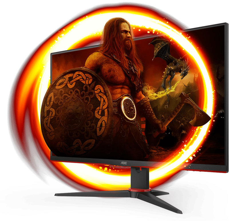 AOC - Monitor AOC Gaming 23.8" 24G2ZE/BK IPS FHD 240Hz 0.5ms