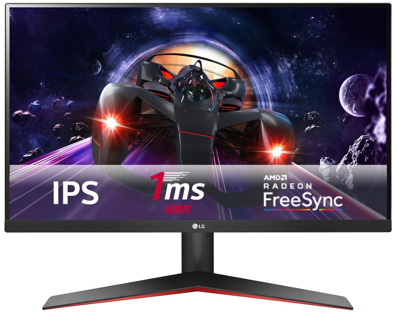 LG - Monitor Gaming LG UltraGear 24" 24MP60G IPS FHD 75Hz FreeSync 1ms