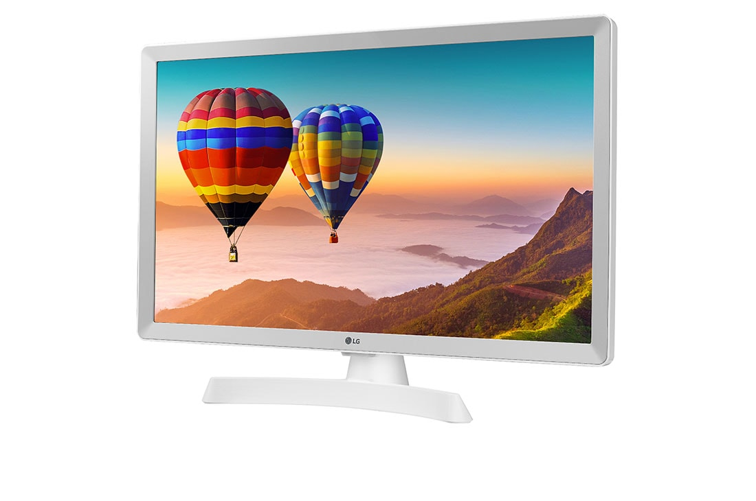 LG - Monitor TV LG 24" 24TQ510S-WZ HD Ready 75Hz 14ms Smart TV c/altavoces Blanco