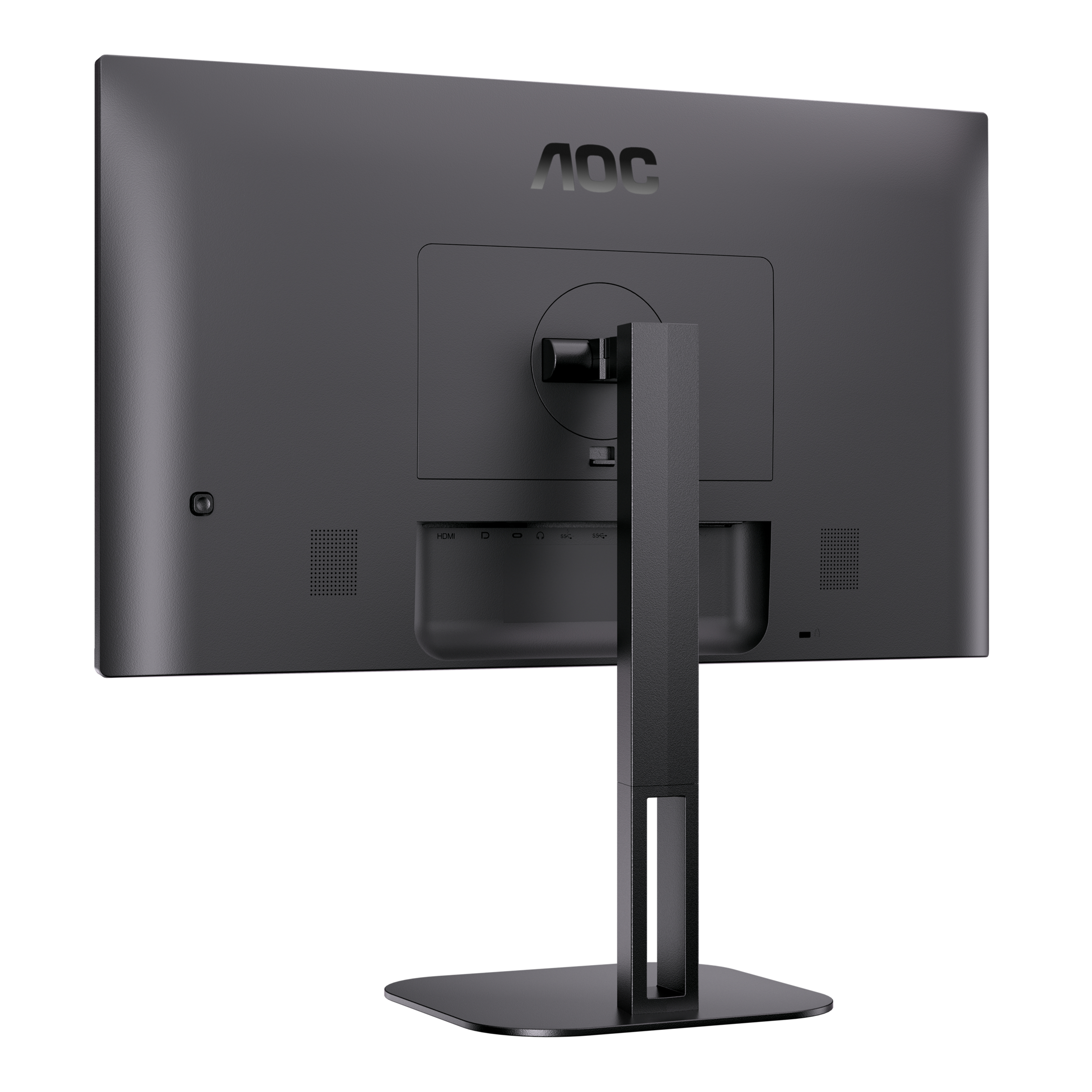 AOC - Monitor AOC 23.8" 24V5C/BK IPS FHD 75Hz 1ms USB-C 3.2 ( DP alt + PD65W) Low Blue Light c/Ajuste Altura