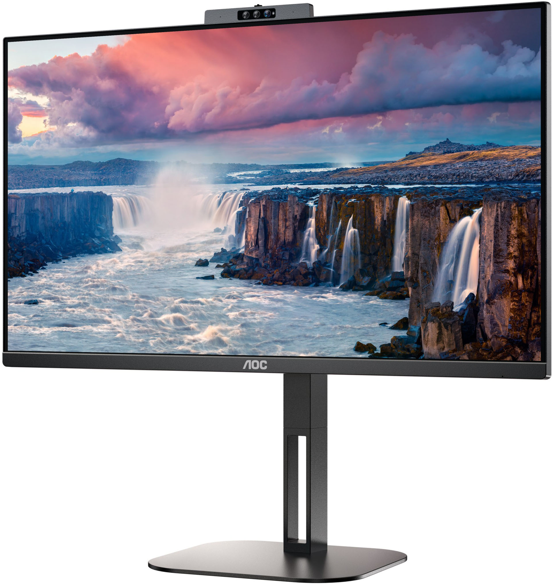 AOC - Monitor AOC 23.8" 24V5CW IPS FHD 75Hz 1ms USB-C (65W) Webcam