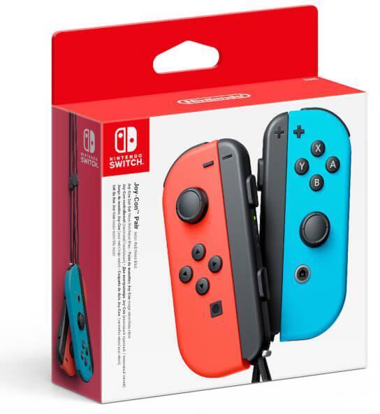 Nintendo - ** B Grade ** Mando Nintendo Joy-Con (set Esq/Dir) Azul Néon/Rojo Néon