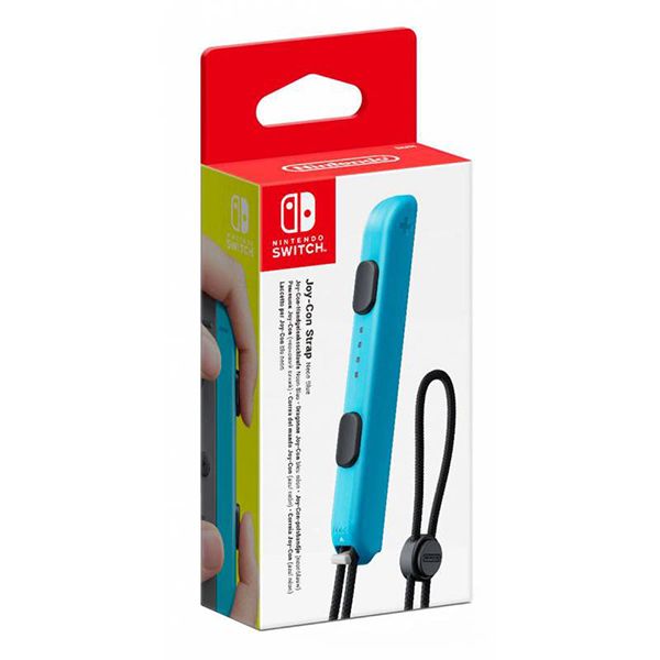 Nintendo - Correa para mando Joy-Con Nintendo Switch Azul Neón