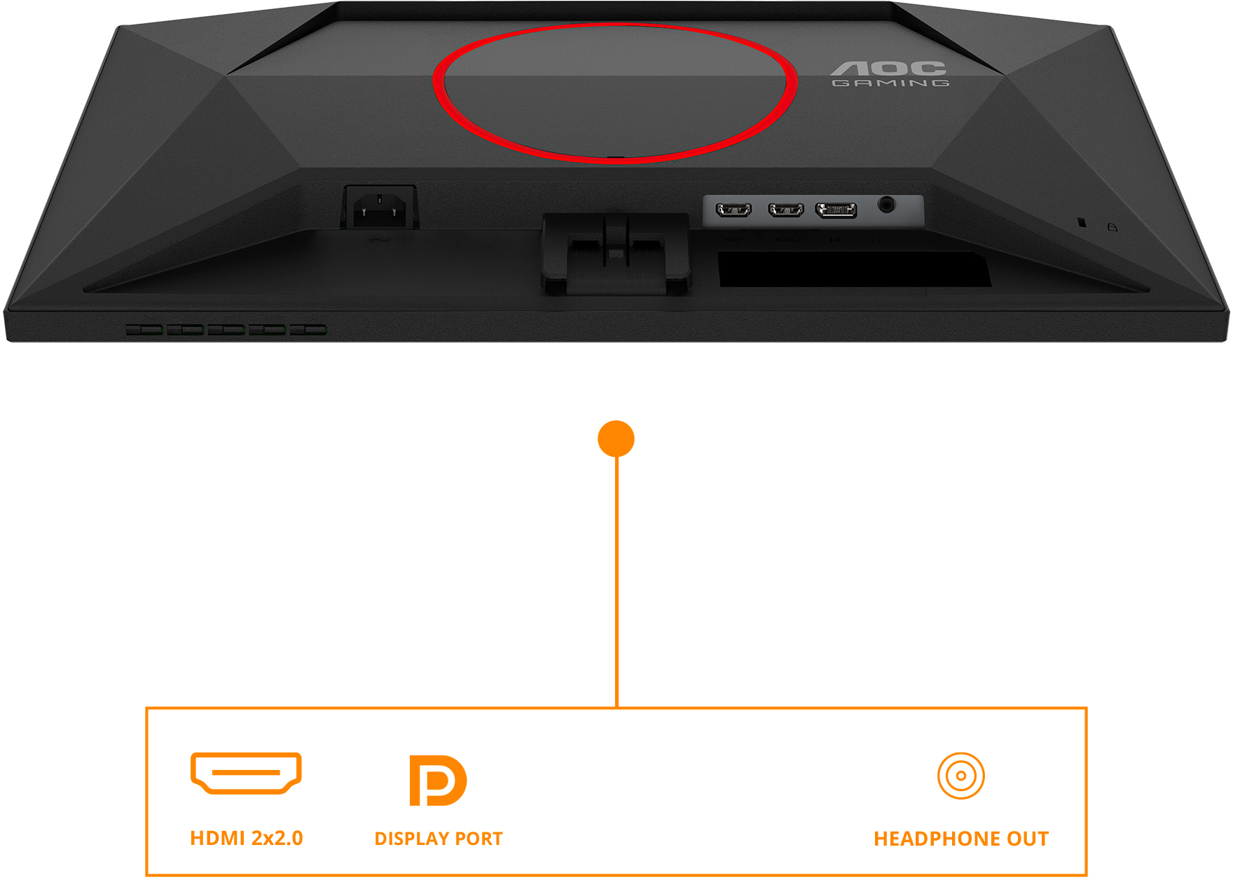 AOC - Monitor AOC Gaming 24.5" 25G4SRE Fast IPS FHD 300Hz (OC 310Hz) 0.3ms G-SYNC Compatible