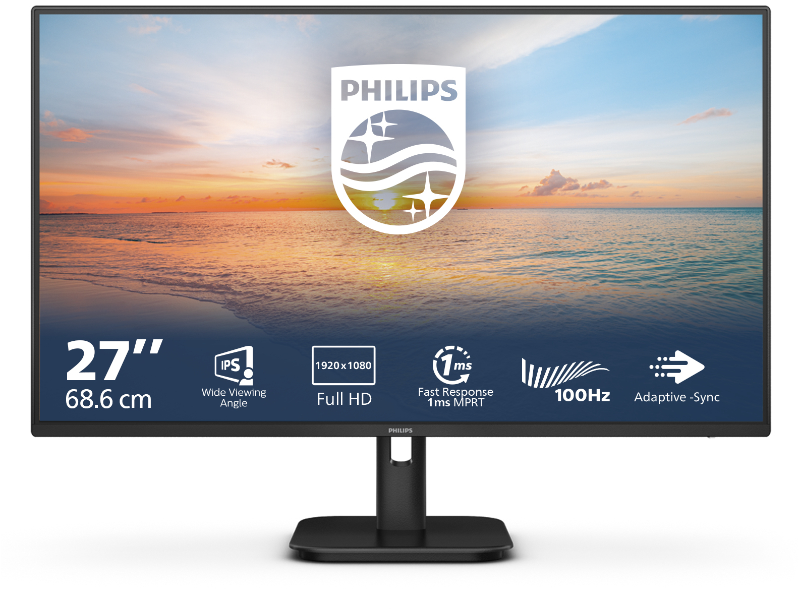 Philips - Monitor Philips Série 1000 27" 27E1N1100A IPS FHD 100Hz 1ms