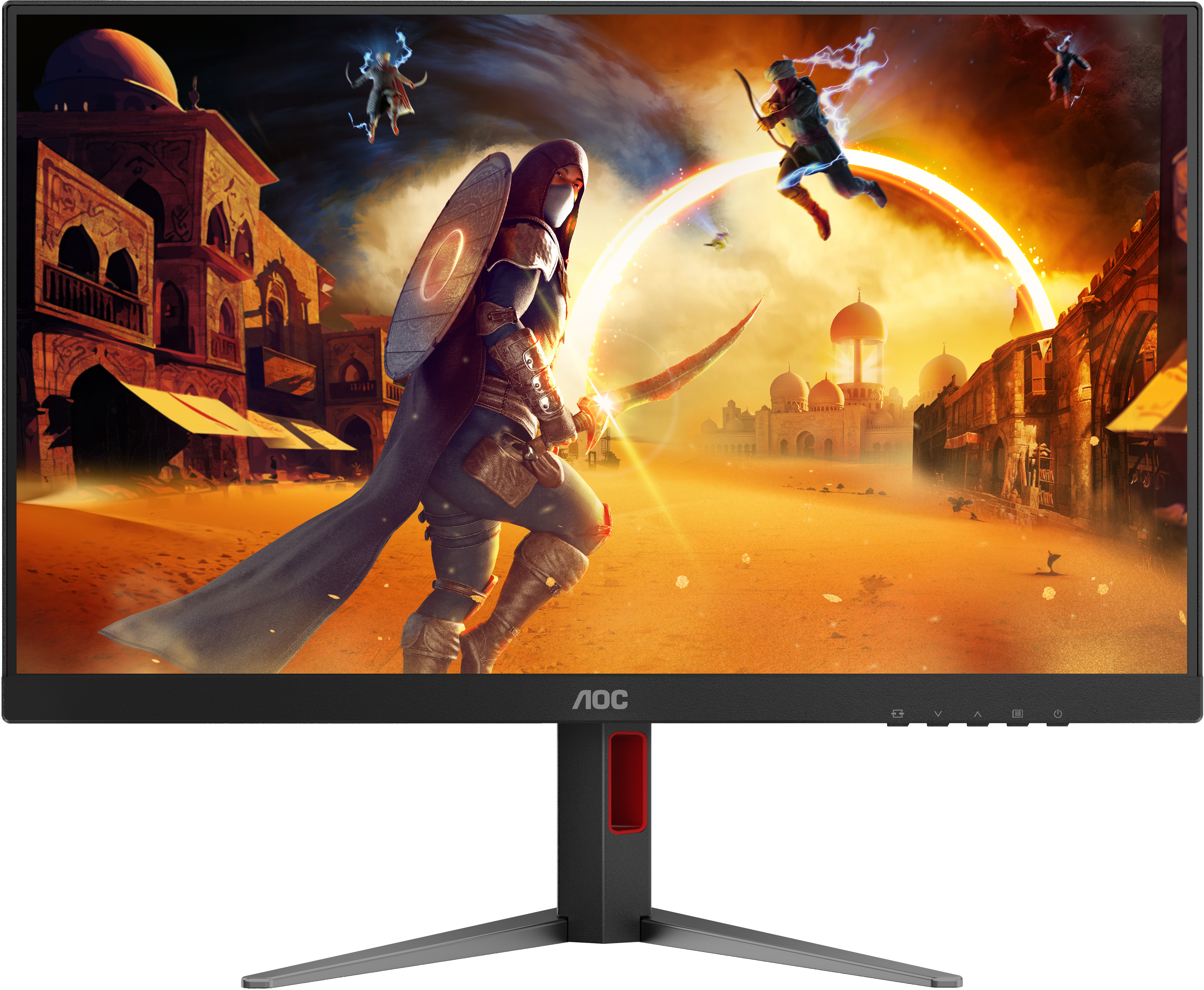 AOC - Monitor AGON by AOC 27" 27G4HA Fast IPS FHD 200Hz 0.5ms  G-SYNC Compatible Ajuste Completo