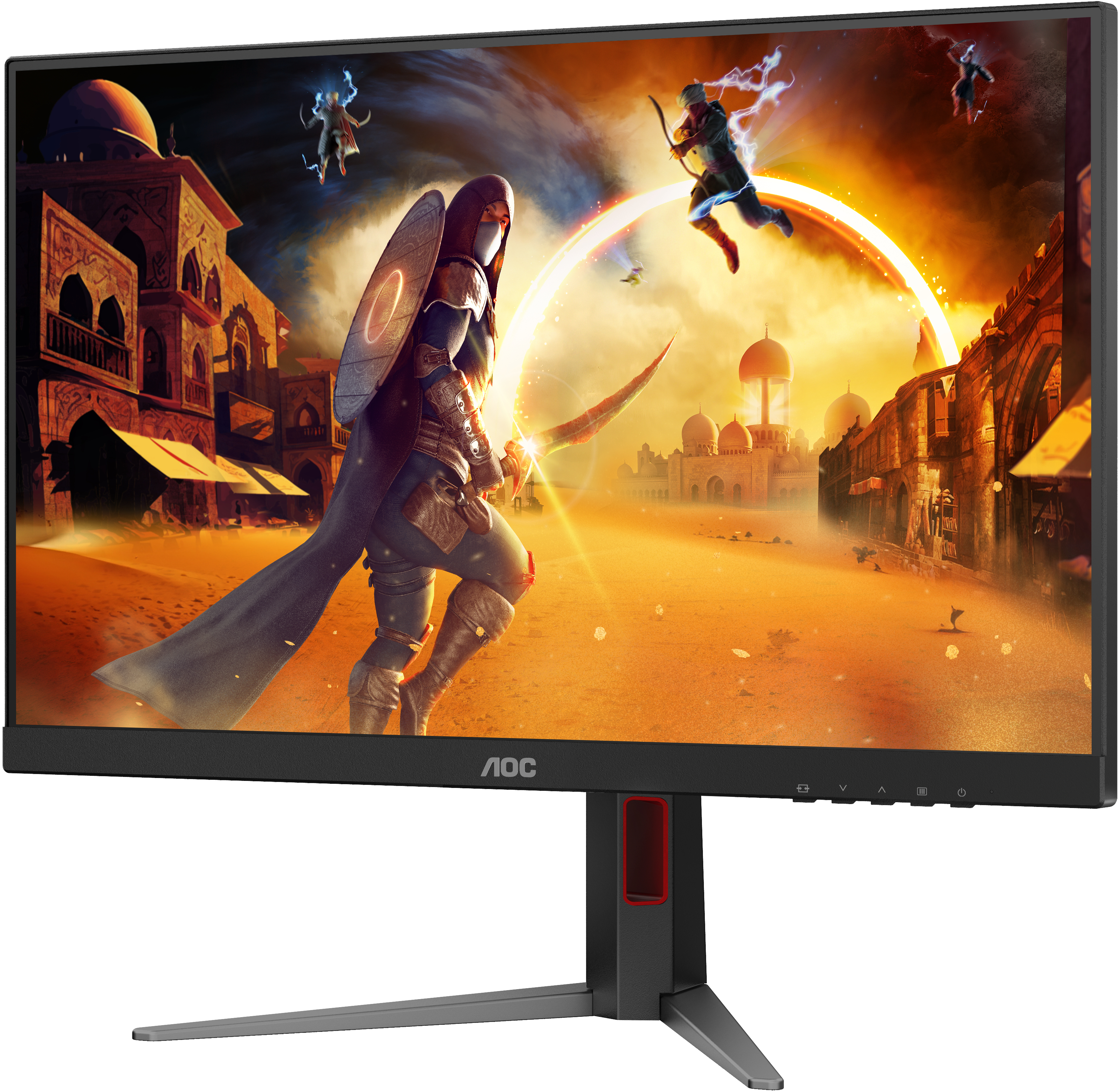 AOC - Monitor AGON by AOC 27" 27G4HA Fast IPS FHD 200Hz 0.5ms  G-SYNC Compatible Ajuste Completo