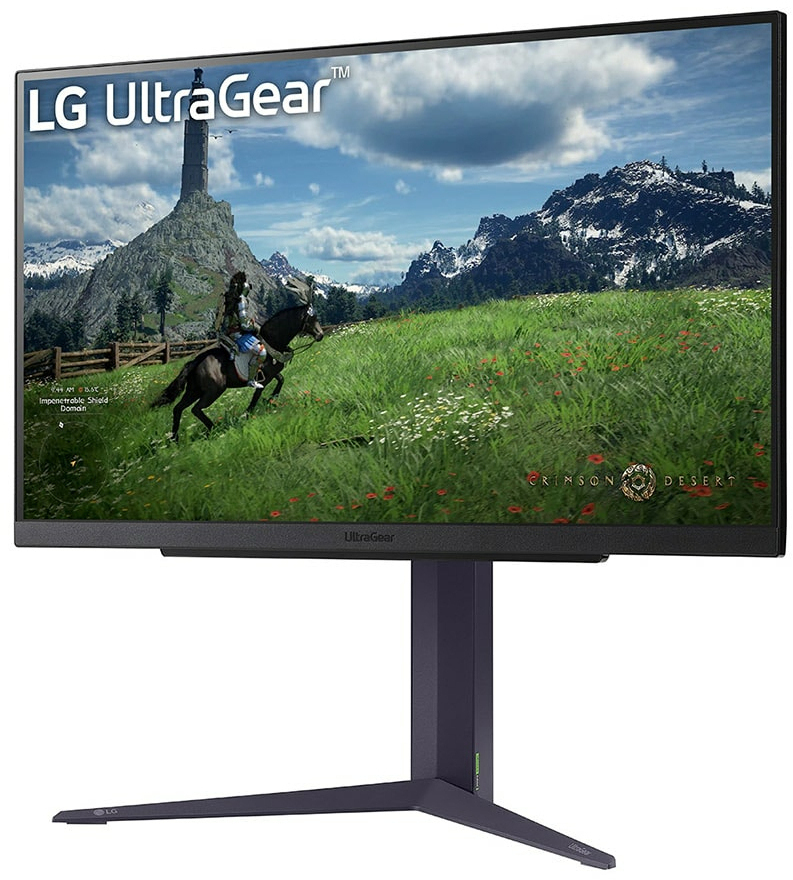 LG - Monitor LG Ultragear 27" 27GS85Q-B Nano IPS QHD 180Hz 1ms G-SYNC Compatible