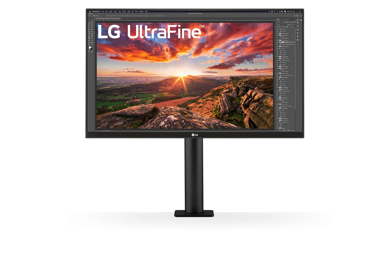 LG - Monitor LG ERGO 27" 27UN880P-B IPS 4K 60Hz USB-C (PD60W)