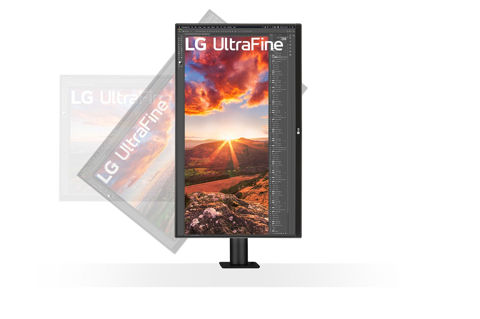 LG - Monitor LG ERGO 27" 27UN880P-B IPS 4K 60Hz USB-C (PD60W)