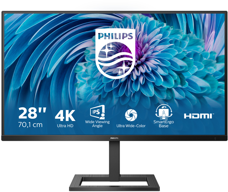 Philips - Monitor Philips 28" 288E2UAE LED IPS 4K 60Hz FreeSync 4ms