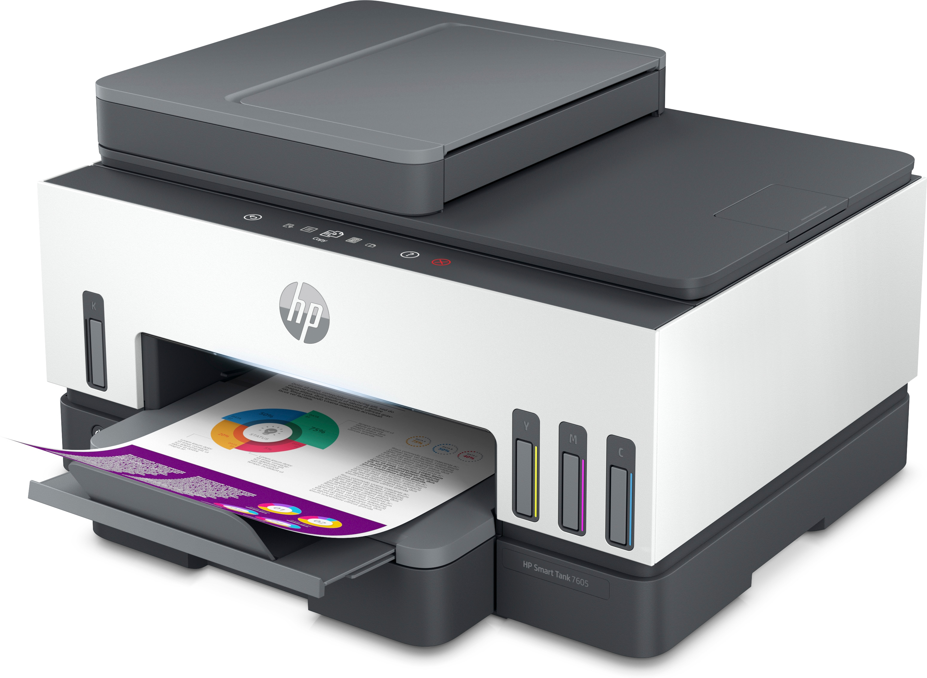 - Impresora Multifunción de Inyección de Tinta HP Smart Tank 7605 Todo-en-Uno WiFi Picture of - Impresora Multifunción de Inyección de Tinta HP Smart Tank 7605 Todo-en-Uno WiFi