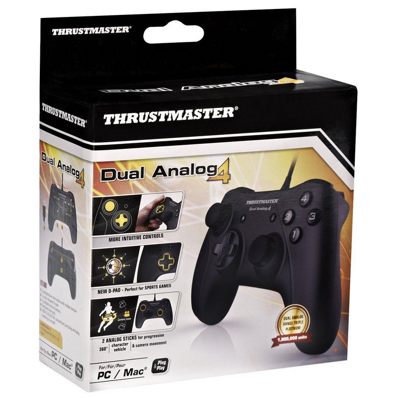 Thrustmaster - Gamepad Thrustmaster Dual Analog 4 - PC