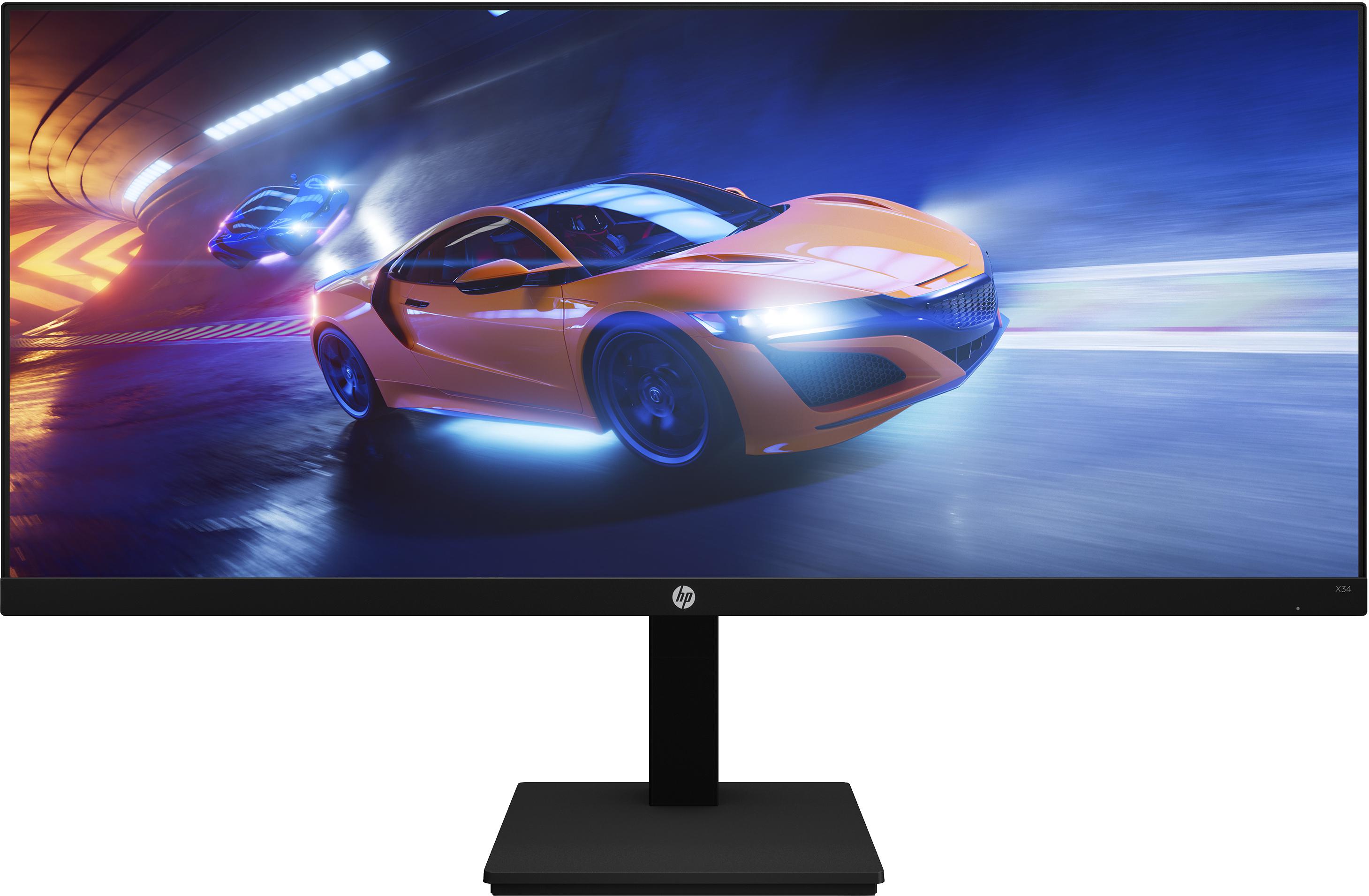 HP - ** B Grade ** Monitor HP Gaming 34" X34 IPS WQHD 165Hz FreeSync Premium 1ms
