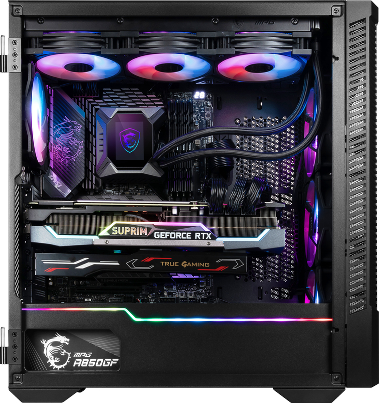 MSI - Torre E-ATX MSI MPG VELOX 100R ARGB Cristal Templado Negro