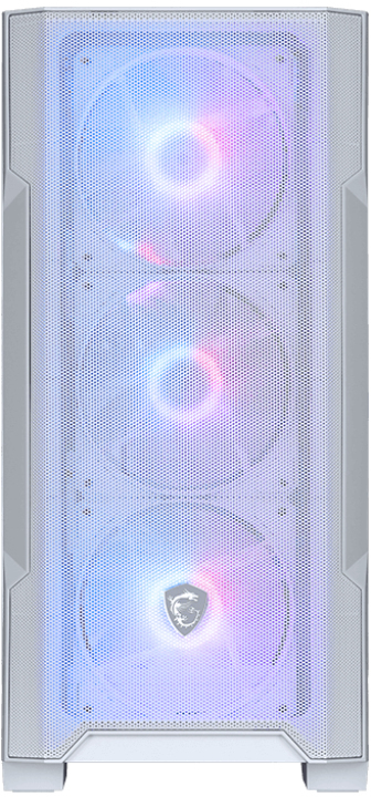 MSI - Torre Micro-ATX MSI MAG Forge M100R RGB Blanco