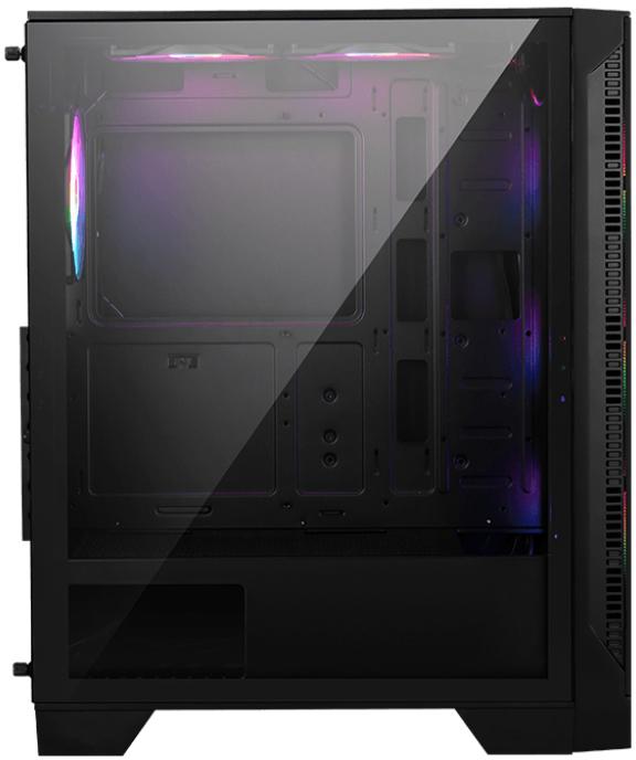 MSI - Torre ATX MSI MAG FORGE 120A AIRFLOW RGB Vidro Temperado Negra