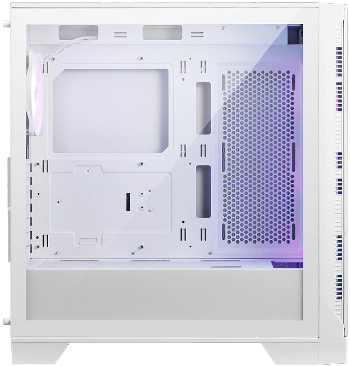 MSI - Torre ATX MSI MAG FORGE 320R AIRFLOW ARGB Vidrio Templado Blanca