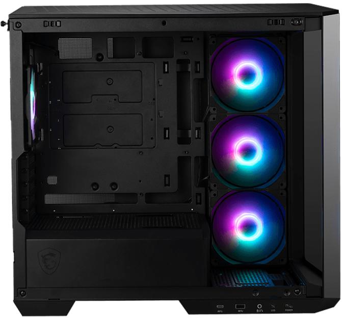 MSI - Torre Micro-ATX MSI MAG PANO M100R PZ Vidro Temperada Negra