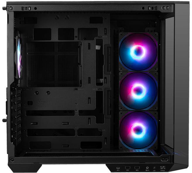MSI - Torre ATX MSI MAG PANO 100R PZ ARGB Vidrio Templado Negra