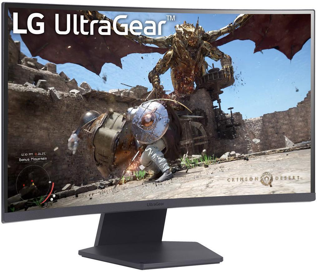 LG - Monitor Curvo Gaming LG UltraGear 32" 32GS60QC-B VA WQHD 180Hz 1ms