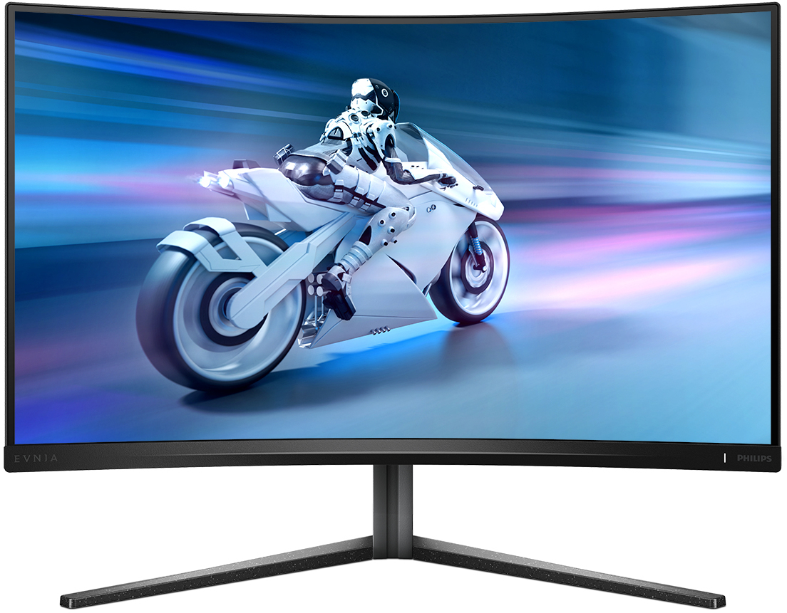 Philips - Monitor Curvo Gaming Philips EVNIA 32" 32M2C5500W VA QHD 240Hz 0.5ms FreeSync Premium Pro HDR400 c/Ajuste Alt.