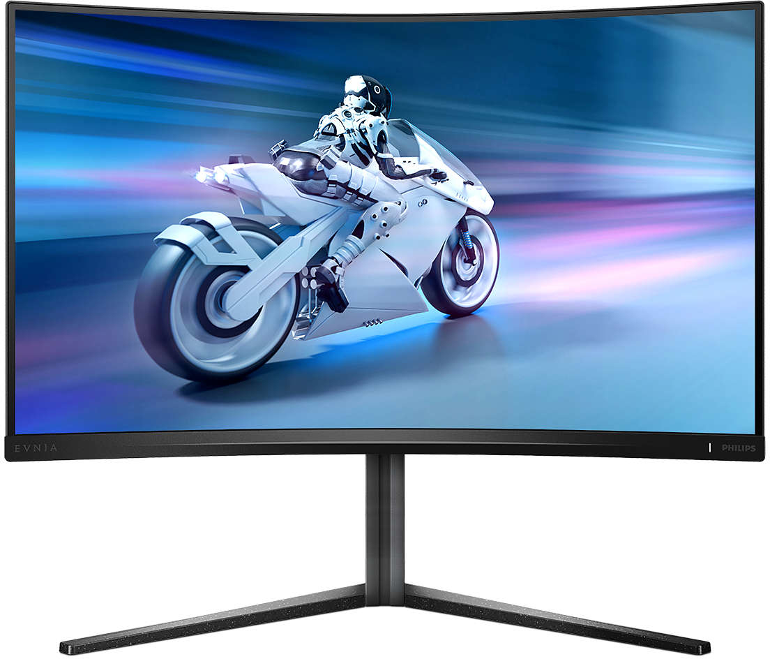 Philips - Monitor Curvo Gaming Philips EVNIA 32" 32M2C5500W VA QHD 240Hz 0.5ms FreeSync Premium Pro HDR400 c/Ajuste Alt.