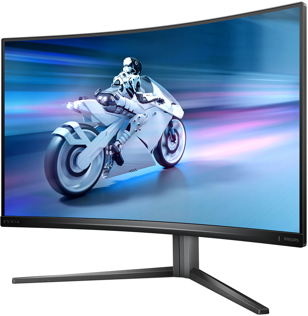 Philips - Monitor Curvo Gaming Philips EVNIA 32" 32M2C5500W VA QHD 240Hz 0.5ms FreeSync Premium Pro HDR400 c/Ajuste Alt.